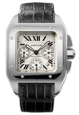 Réplique Cartier Santos 100 chronographe hommes W20090X8 Montre