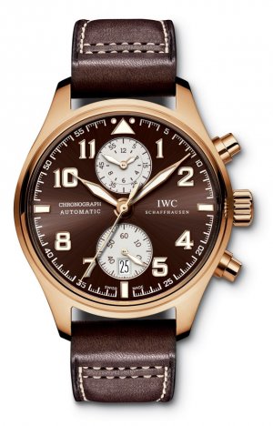 Réplique IWC Classic Pilots chronographe automatique Edition Antoine de Montre