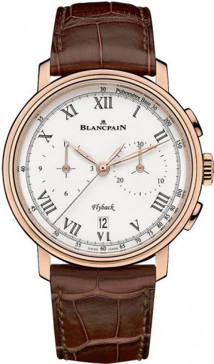 Réplique Blancpain Villeret Flyback chronographe Pulsometer 43.60mm Montr 6680F-3631-55B Montre