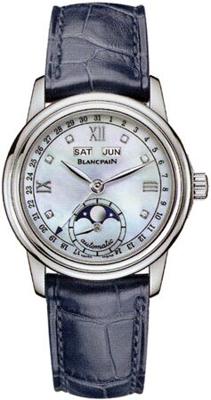 Blancpain Leman Mesdames Moonphase&Calendrier complet 34mm