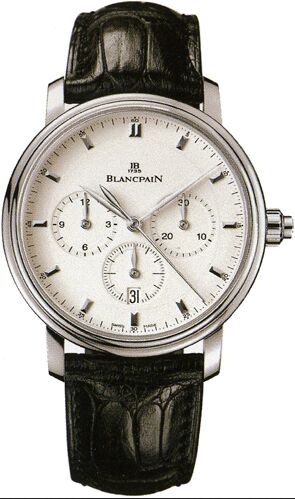 Réplique Blancpain Villerent chronographe Single-Pusher chronographe homm 6185-1127-55 Montre