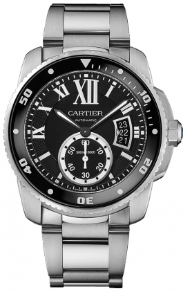 Réplique Calibre De Cartier Diver Hommes W7100057 W7100057 Montre